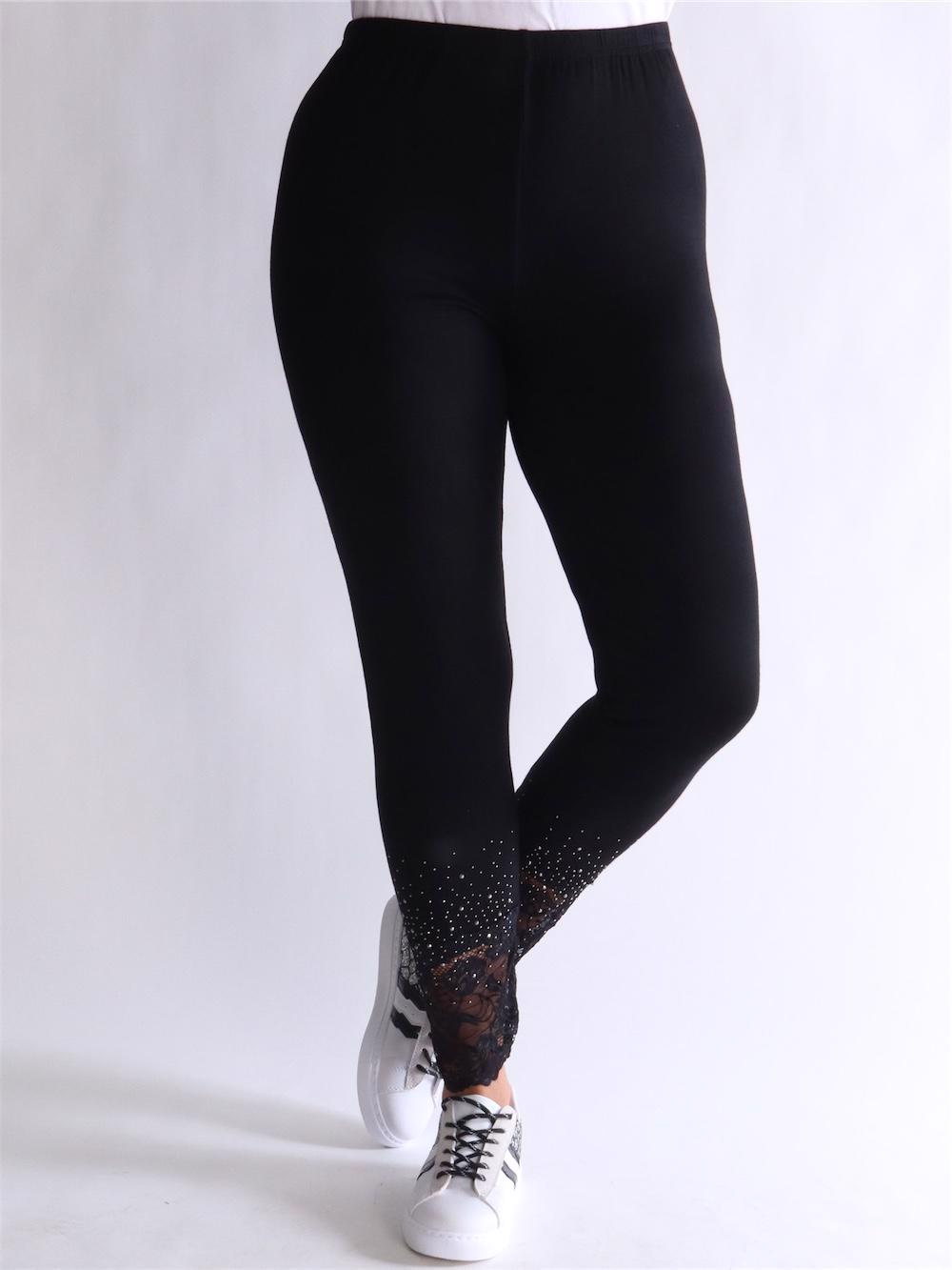 Alezia - Leggings med spets och liknande